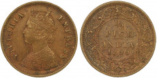 Victoria Empress,  ½  PICE- 1899
