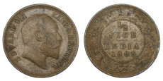 Edward VII, ½ PICE - 1905