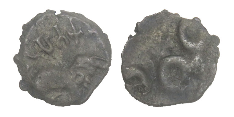 Sri Satakarni Elephant Potin Coin # 2