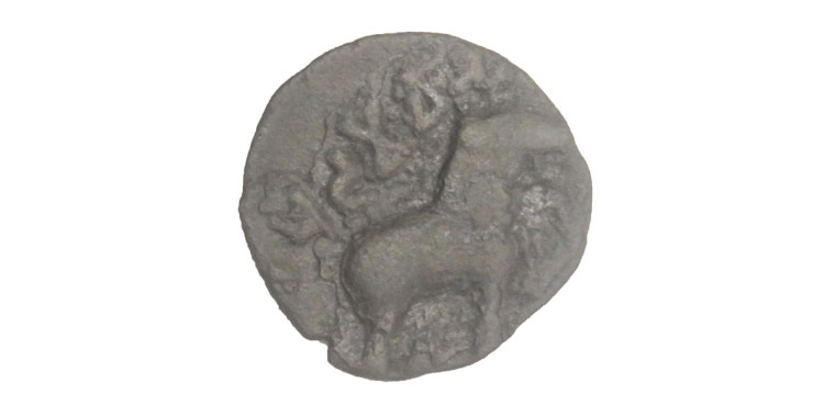 Sri Satakarni Elephant Potin Coin # 3