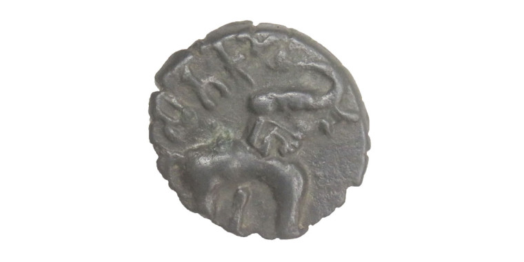 Sri Satakarni Elephant Potin Coin # 7