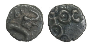 Sri Satakarni Elephant Potin Coin # 9