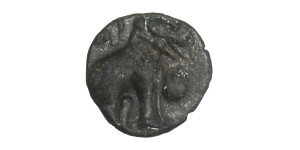 Sri Satakarni Elephant Potin Coin # 10