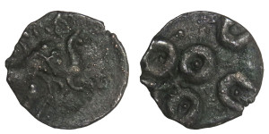 Sri Satakarni Elephant Potin Coin # 11