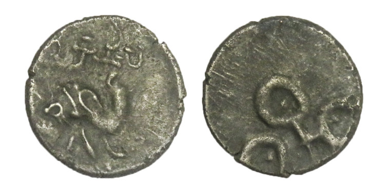 Sri Satakarni Elephant Potin Coin # 13