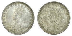 George V King Emperor, Half Rupee - 1926 # Lot 2