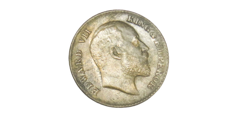 Edward VII King Emperor, 1/12 Anna - 1910 # Lot 2