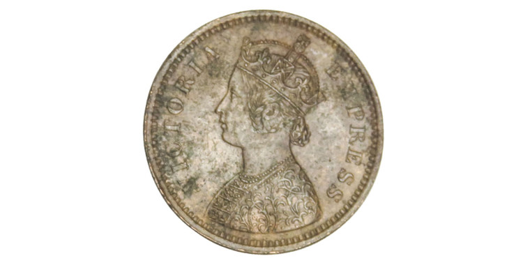 Victoria Empress, 1/2 PICE - 1894 # Lot 8