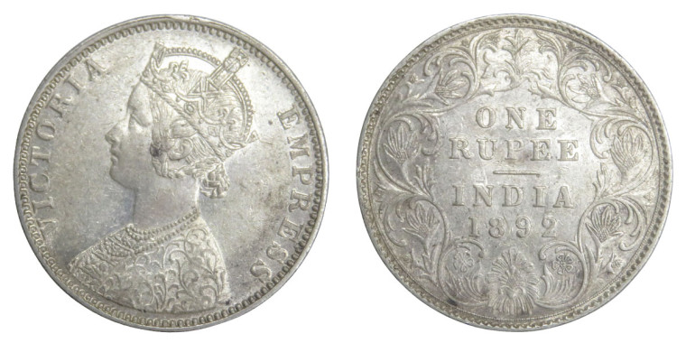 Victoria Empress, One Rupee -1892