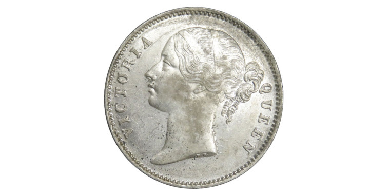 Victoria Queen, One Rupee - 1840 # Lot 23