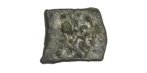 Saurashtra  Janapada, Punch Mark Double Swastika # Lot 2