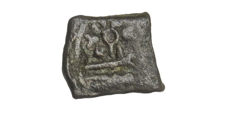 Saurashtra  Janapada, Punch Mark Double Swastika # Lot 2